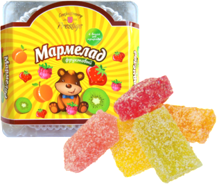 мармелад в упаковке